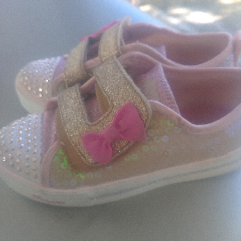 Skechers Crystal Stars pink sneakers